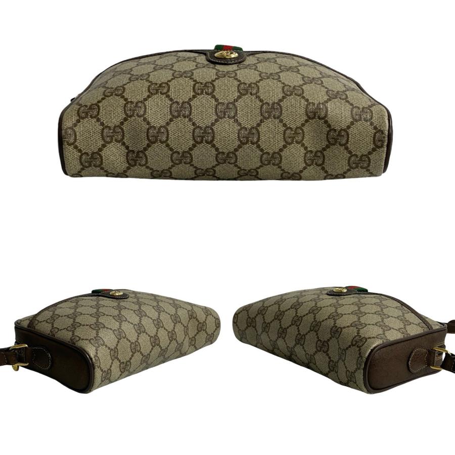 GUCCI（グッチ） 極 美品 オールドグッチ シェリーライン ロゴ 柄 金具