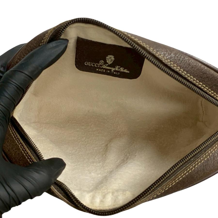 GUCCI（グッチ） 極 美品 オールドグッチ シェリーライン ロゴ 柄 金具