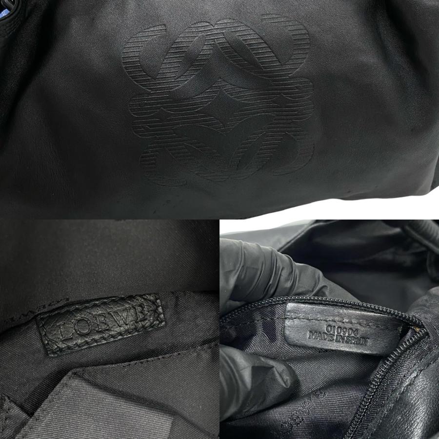 LOEWE（ロエベ） 極 美品 希少品 ナッパアイレ アナグラム ロゴ ナッパ