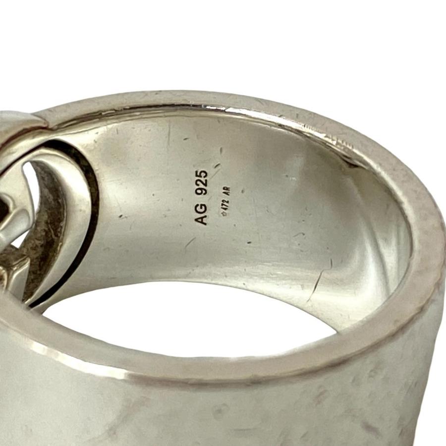 GUCCI ダブルGリング 15号 中古・古着通販】GUCCI (グッチ) ダブルG シルバーリング