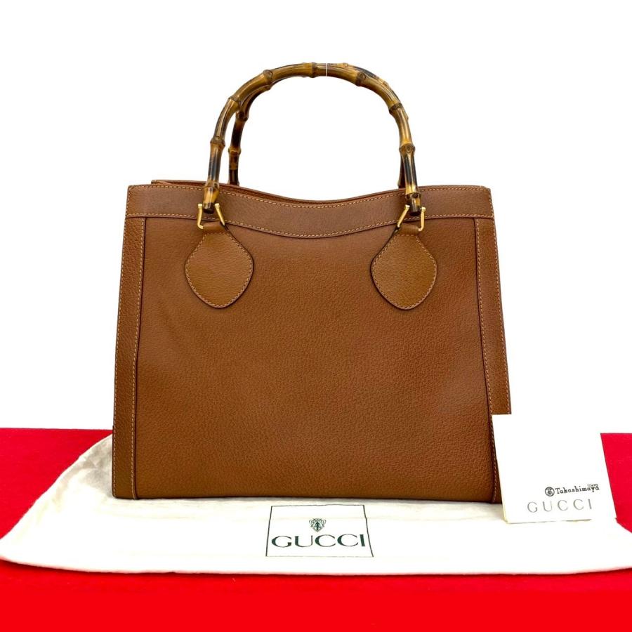 GUCCI 極 美品 袋付き グッチ オールドグッチ ヴィンテージ バンブー 