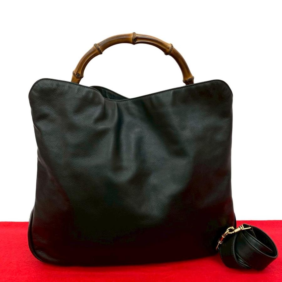 GUCCI 極 美品 グッチ オールドグッチ ヴィンテージ バンブー