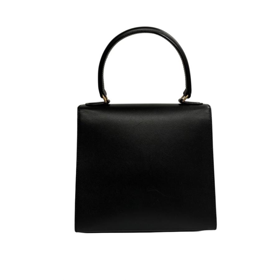 CELINE 極 美品 セリーヌ ヴィンテージ ロゴ リング 金具 カーフ CELINE 極 美品 セリーヌ ヴィンテージ ロゴ リング 金具 カーフ
