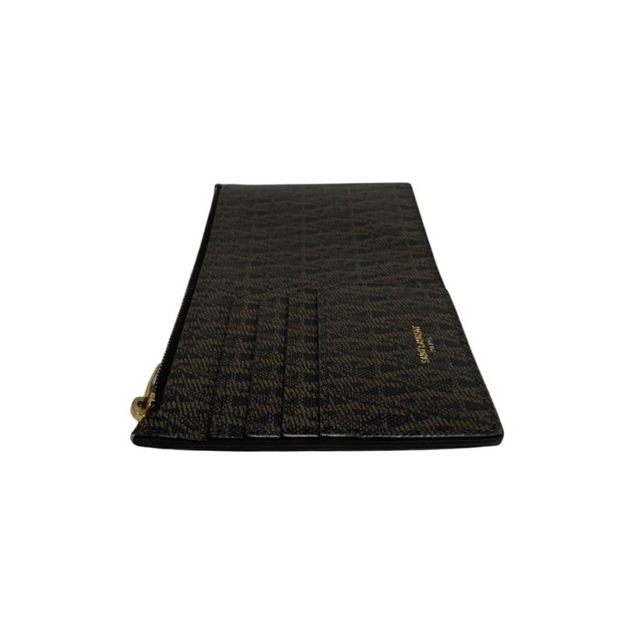 極 美品 SAINT LAURENT PARIS サンローランパリ ロゴ 総柄 レザー 本革 
