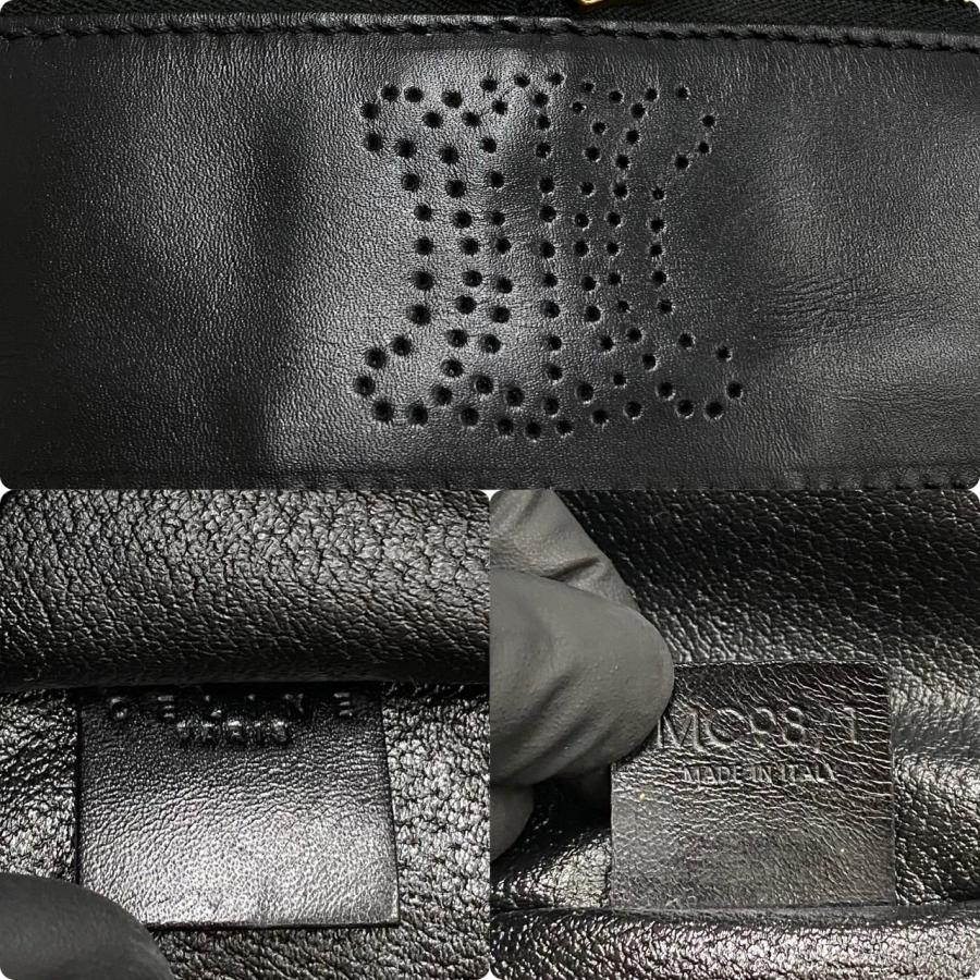 CELINE 極 美品 セリーヌ ヴィンテージ マカダム ブラゾン 柄 レザー 本革 ハンドバッグ バニティバッグ ブラウン ブラック ...