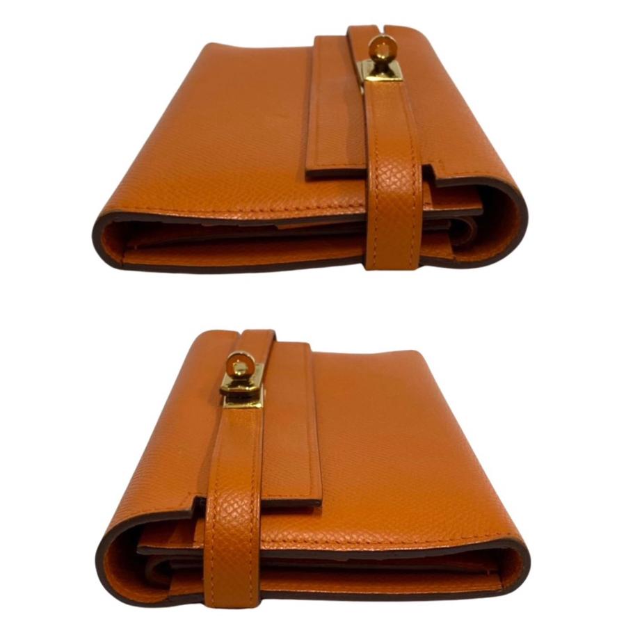 HERMES 極 美品 箱付き □L刻印 エルメス ケリーウォレット ロング 