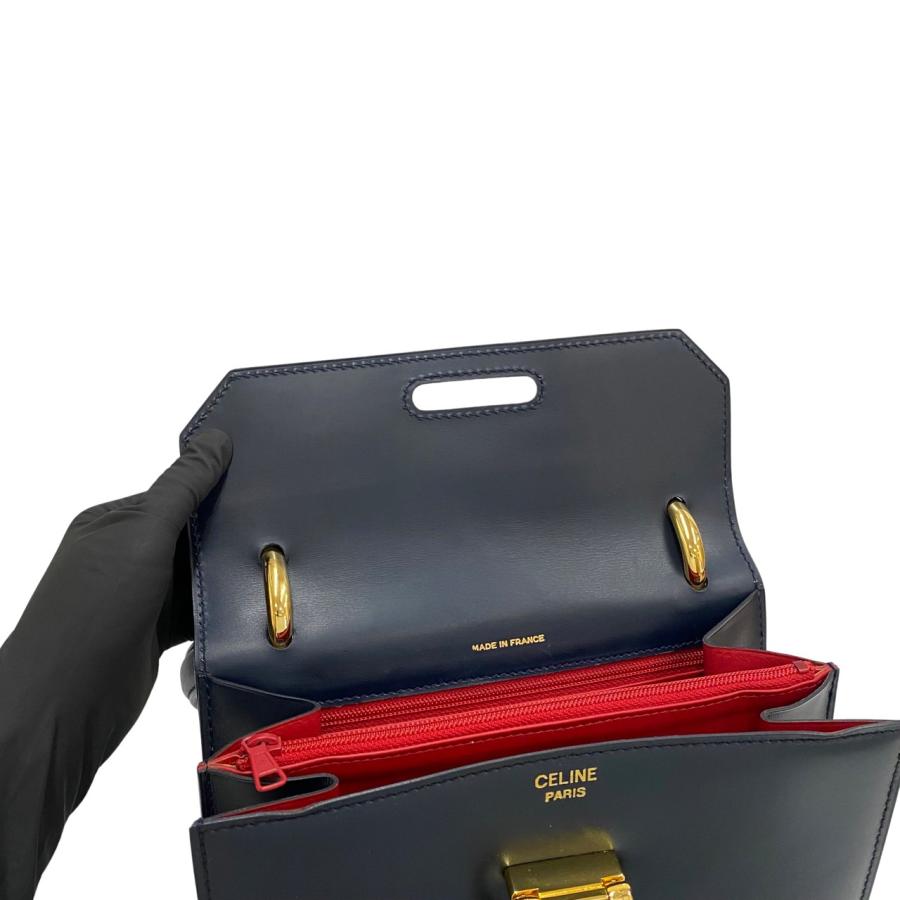 CELINE 極 美品 希少品 セリーヌ ヴィンテージ ロゴ 金具 カーフ CELINE 極 美品 希少品 セリーヌ ヴィンテージ ロゴ 金具 カーフ