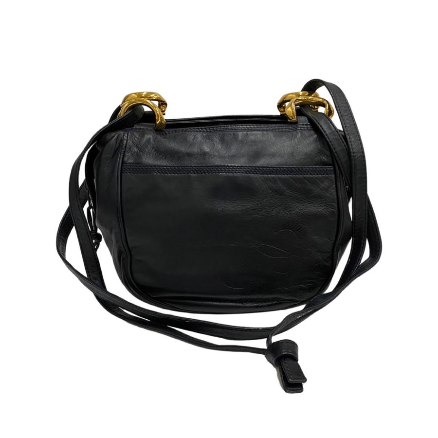 LOEWE 極 美品 ロエベ アナグラム ロゴ ナッパレザー 本革