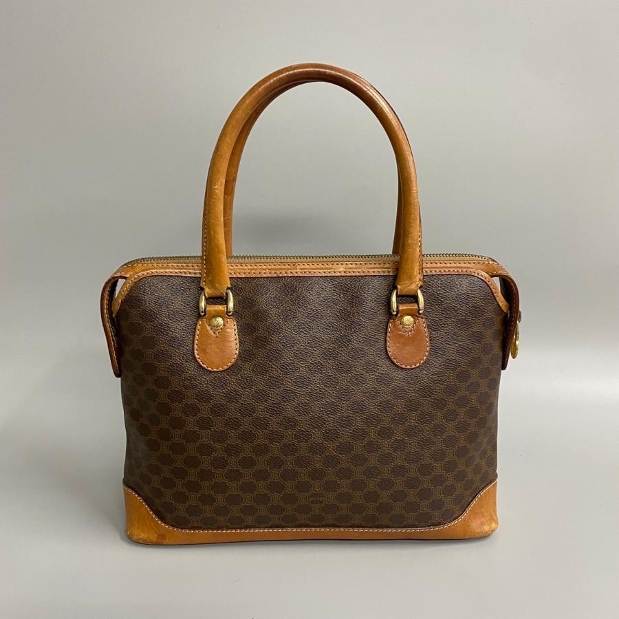 美品 CELINE セリーヌ ヴィンテージ マカダム ブラゾン トリオンフ 