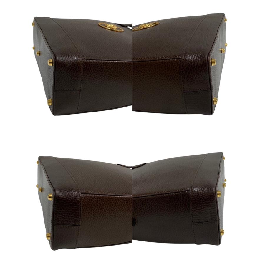 極 美品 希少品 VERSACE ヴェルサーチ メデューサ 金具 レザー 本革