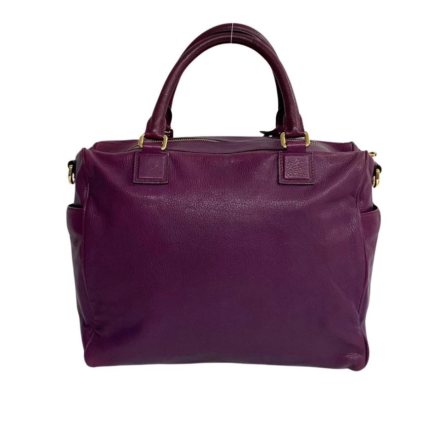 LOEWE 極 美品 カデナ付 ロエベ アナグラム アメ レザー 本革 2way 