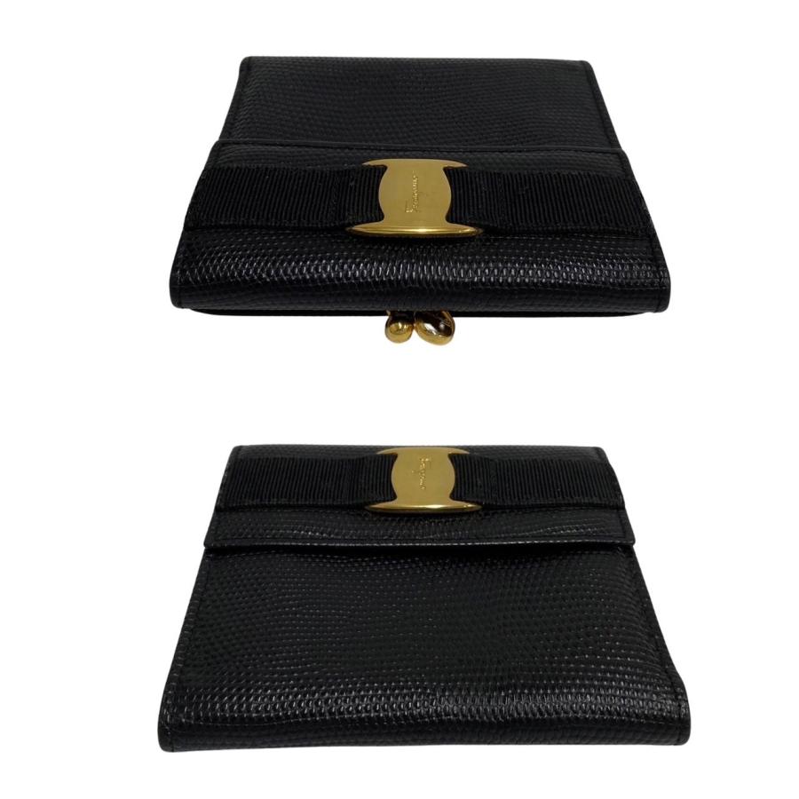 極 美品 Salvatore Ferragamo サルヴァトーレフェラガモ ヴァラリボン