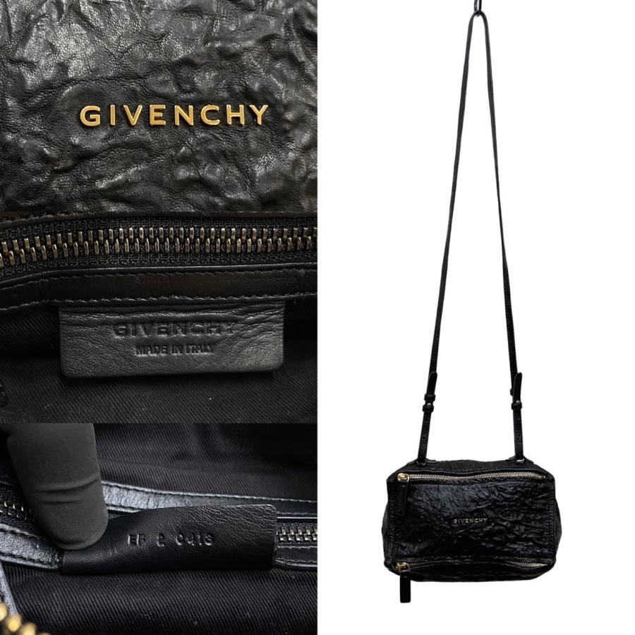 極 美品 希少品 GIVENCHY ジバンシィ ジバンシー パンドラ レザー 本革