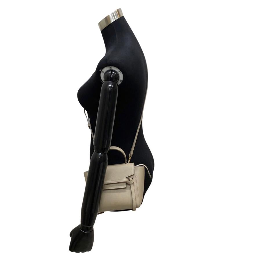 CELINE ほぼ未使用 希少品 セリーヌ ベルトバッグ ピコ レザー 本革 