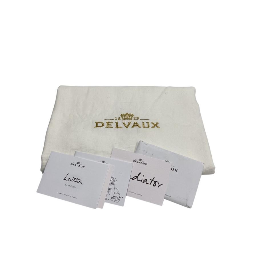 ほぼ未使用 袋付き DELVAUX デルヴォー タンペート GM グラディエーター スタッズ PVC ラバー 2way ハンドバッグ ショルダー 86625 ほぼ未使用 袋付き DELVAUX デルヴォー タンペート GM