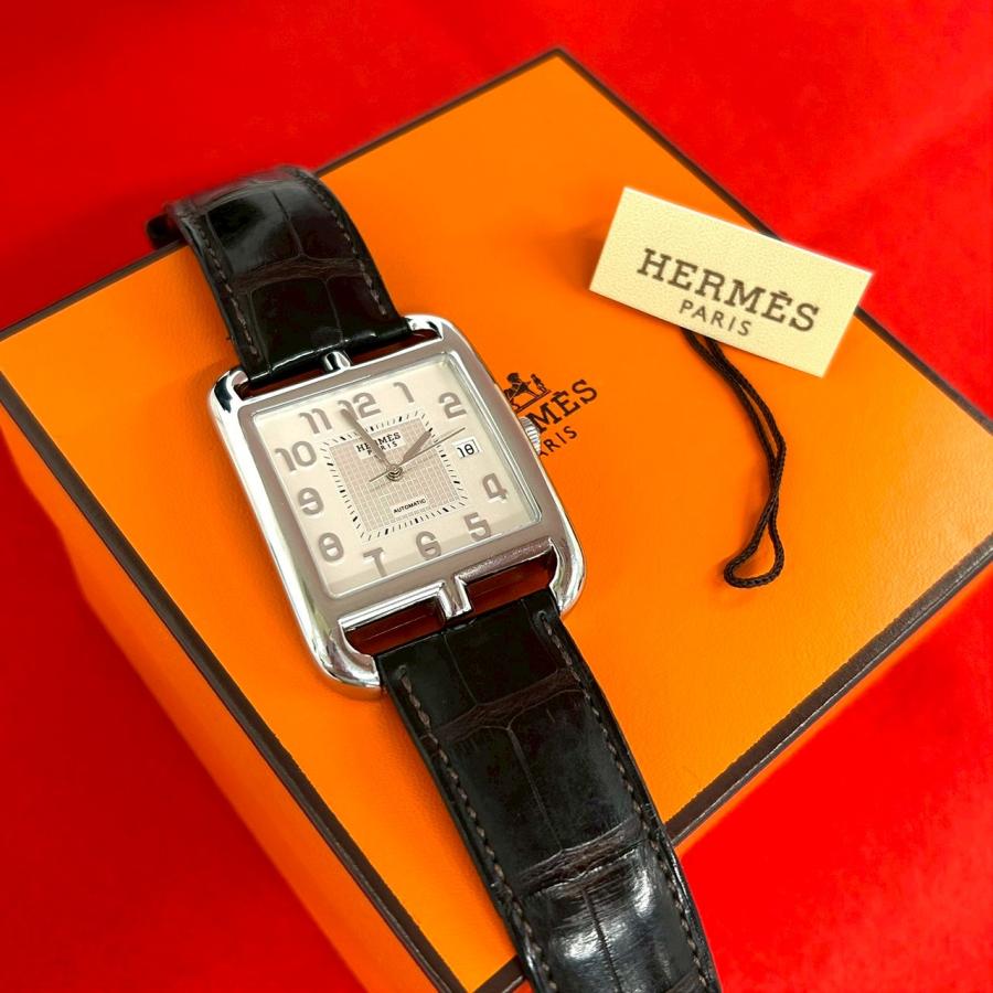 HERMES（エルメス） 稼働品 極 美品 箱付き ケープコッド アリゲーター