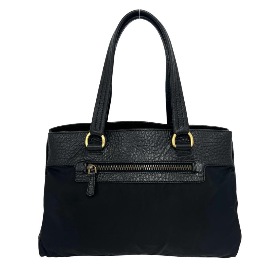 PRADA プラダ ナイロン トートバッグ ブラック 三角ロゴプレート 
