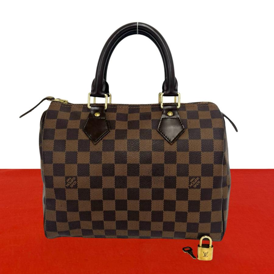 【極美品/鍵付き】ルイヴィトン モノグラム スピーディ25 ハンドバッグ LOUIS VUITTON（ルイ・ヴィトン） 極 美品 鍵付き スピーディ 25
