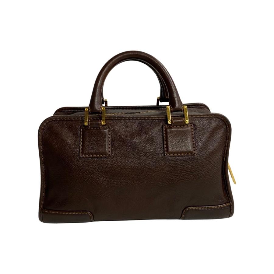 極 美品 袋 カデナ付 LOEWE ロエベ アナグラム ロゴ アマソナ 28 