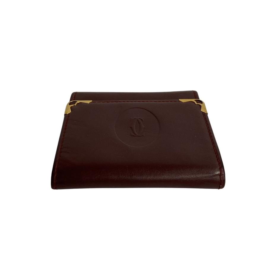 Cartier（カルティエ） 極 美品 希少品 マストライン ロゴ レザー 本革