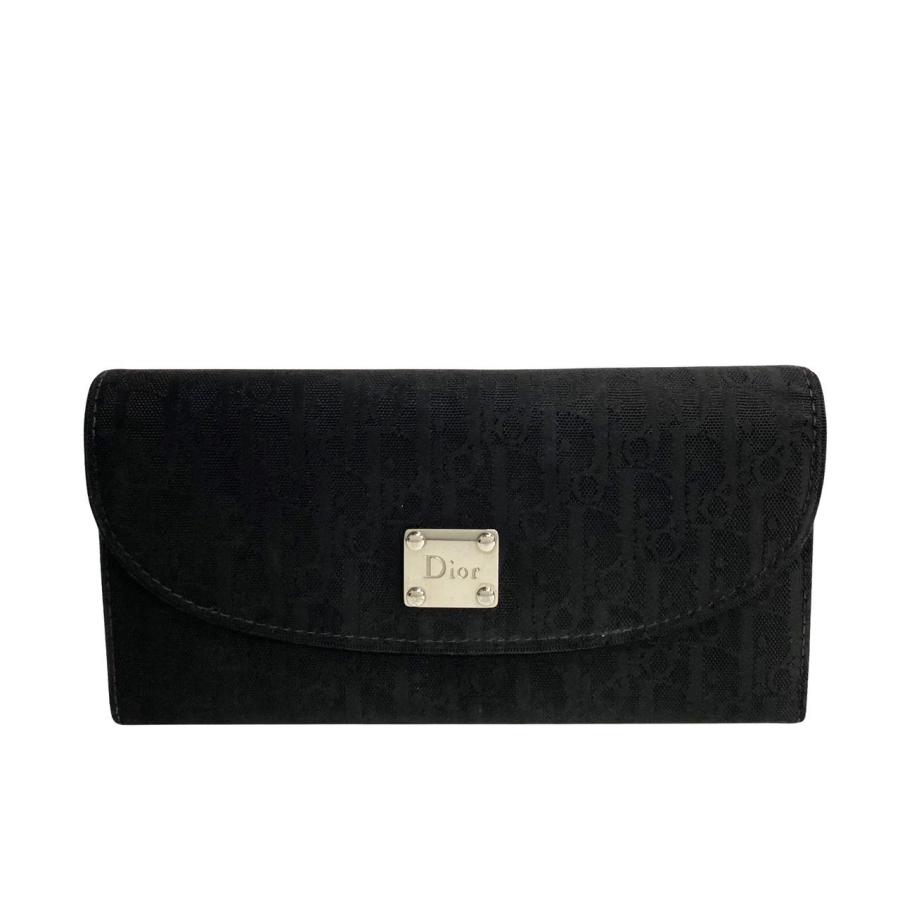 ほぼ未使用 Christian Dior ディオール トロッター ロゴ 金具 レザー 