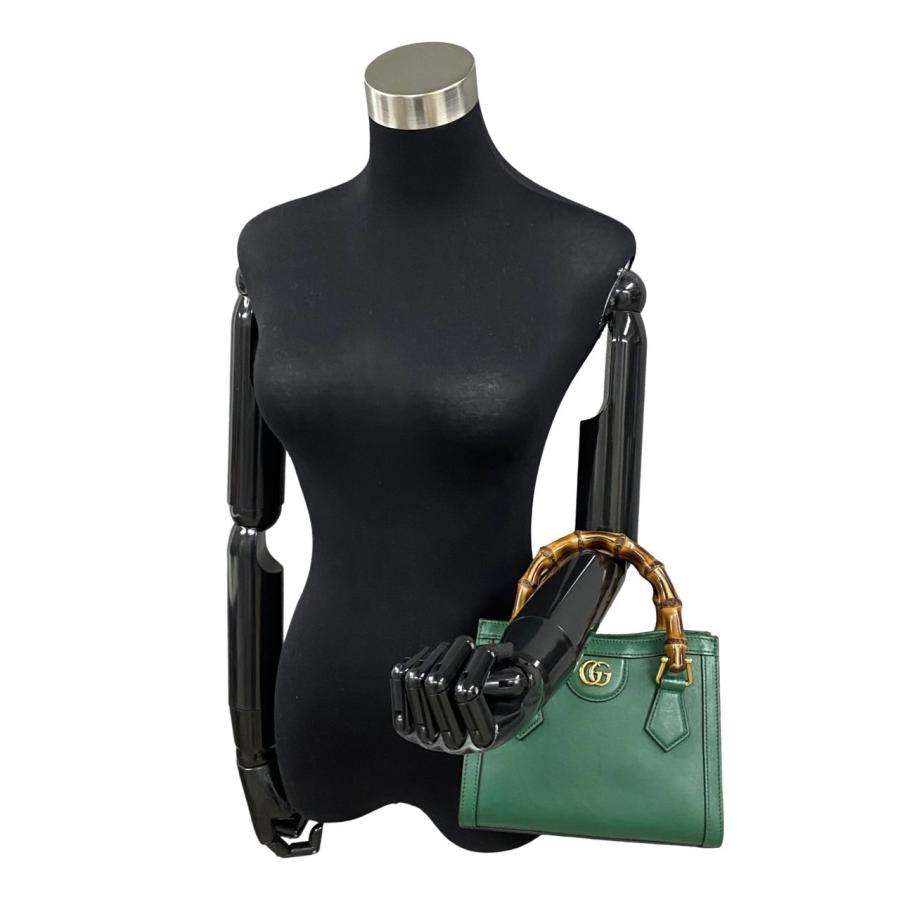 GUCCI（グッチ） ほぼ未使用 箱付 ダイアナ ミニ トート バンブー