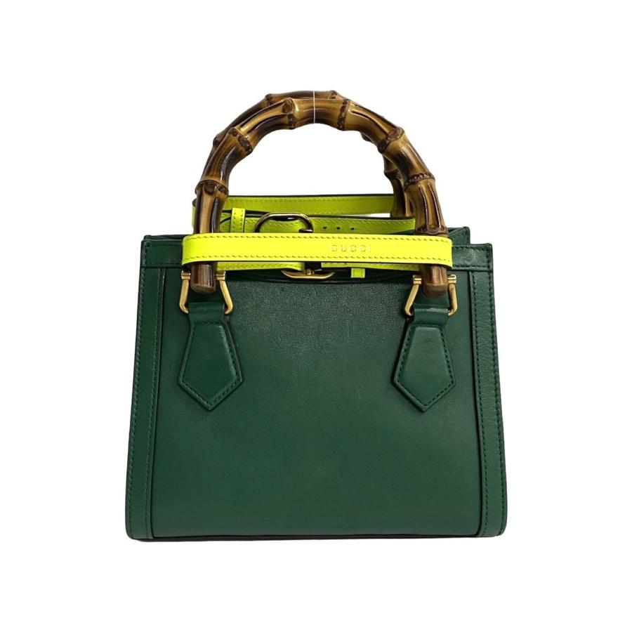 GUCCI（グッチ） ほぼ未使用 箱付 ダイアナ ミニ トート バンブー