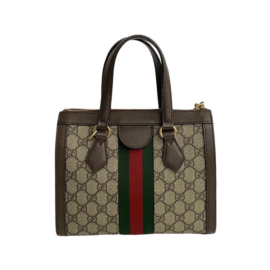 GUCCI（グッチ） 極 美品 オフィディア GG ロゴ 金具 総柄 レザー 2way 