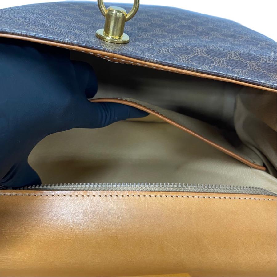 CELINE 極 美品 セリーヌ ヴィンテージ マカダム ブラゾン