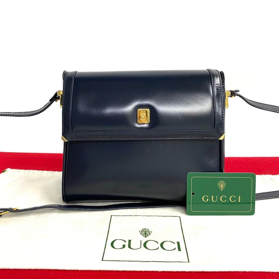 極 美品 GUCCI オールドグッチ グッチ ヴィンテージ クレスト紋様  