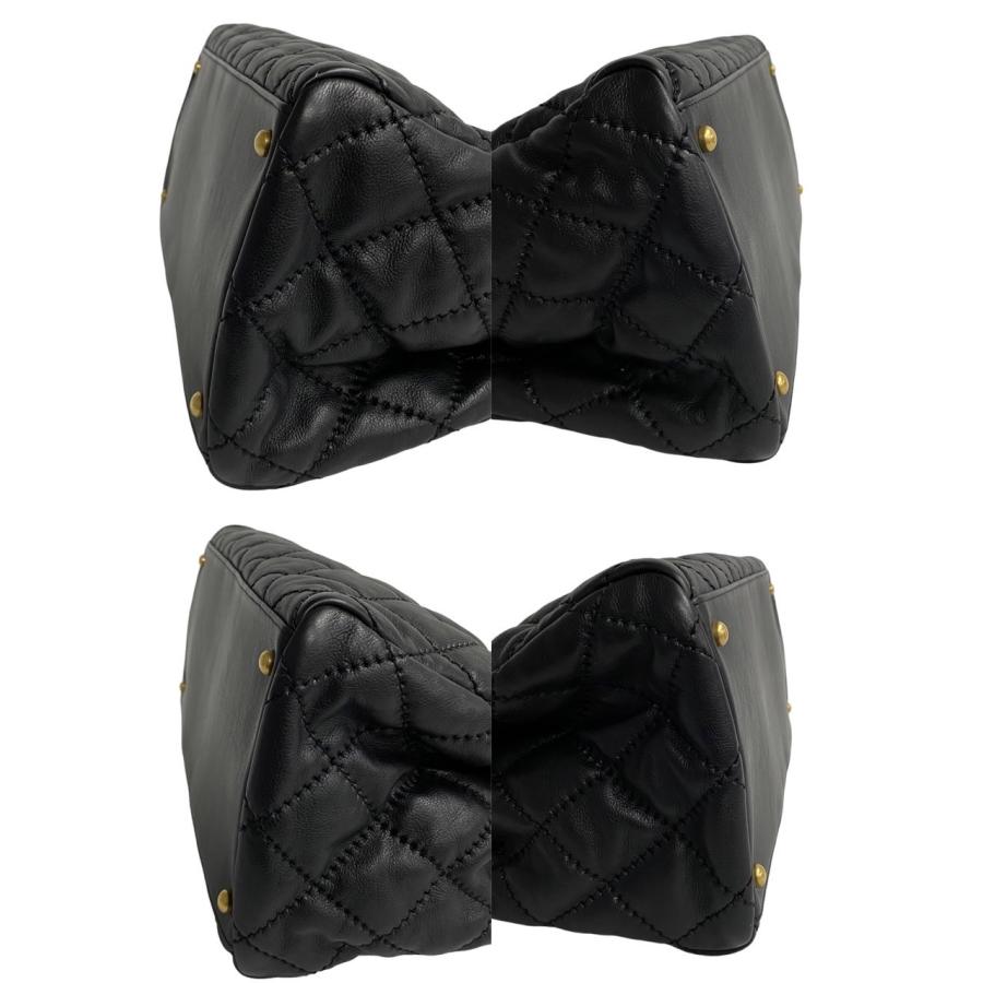 CHANEL マトラッセ チェーントートバッグラムスキンシール・カードあり