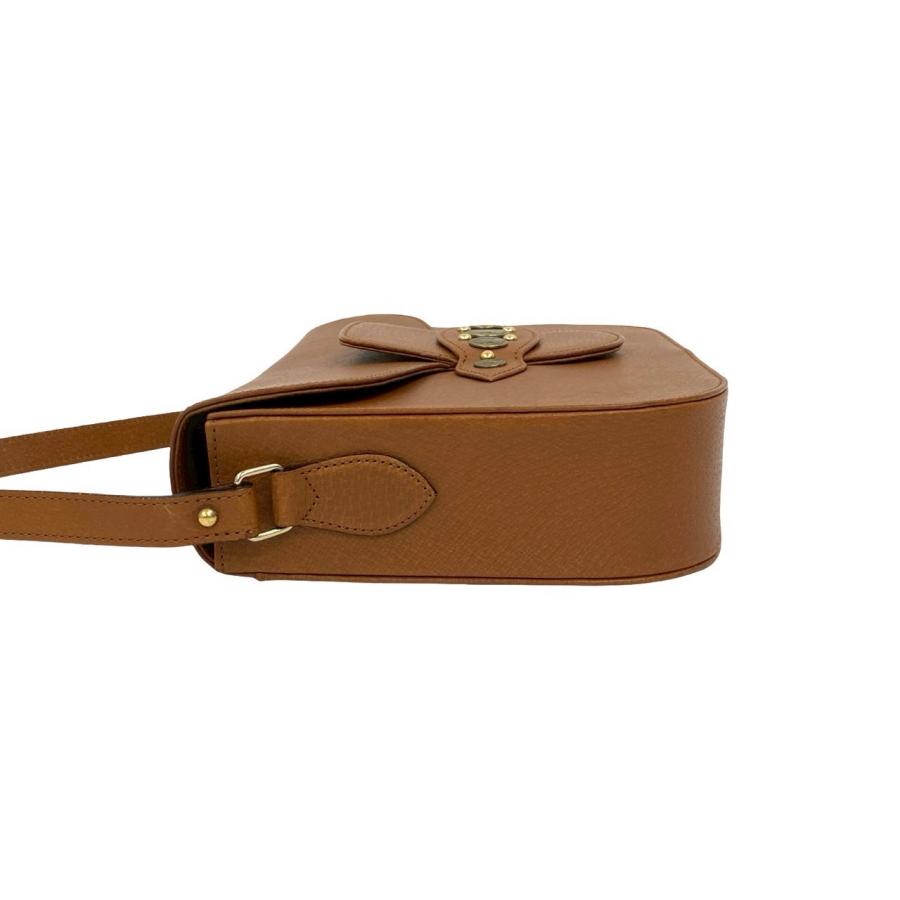 未使用保管品 希少品 箱 袋付き YVES SAINT LAURENT イヴサンローラン レザー 本革 ショルダーバッグ ポシェット ブラウン 42027 Yves Saint Laurent（イヴ・サンローラン） 未使用保管品 希少品 箱 袋