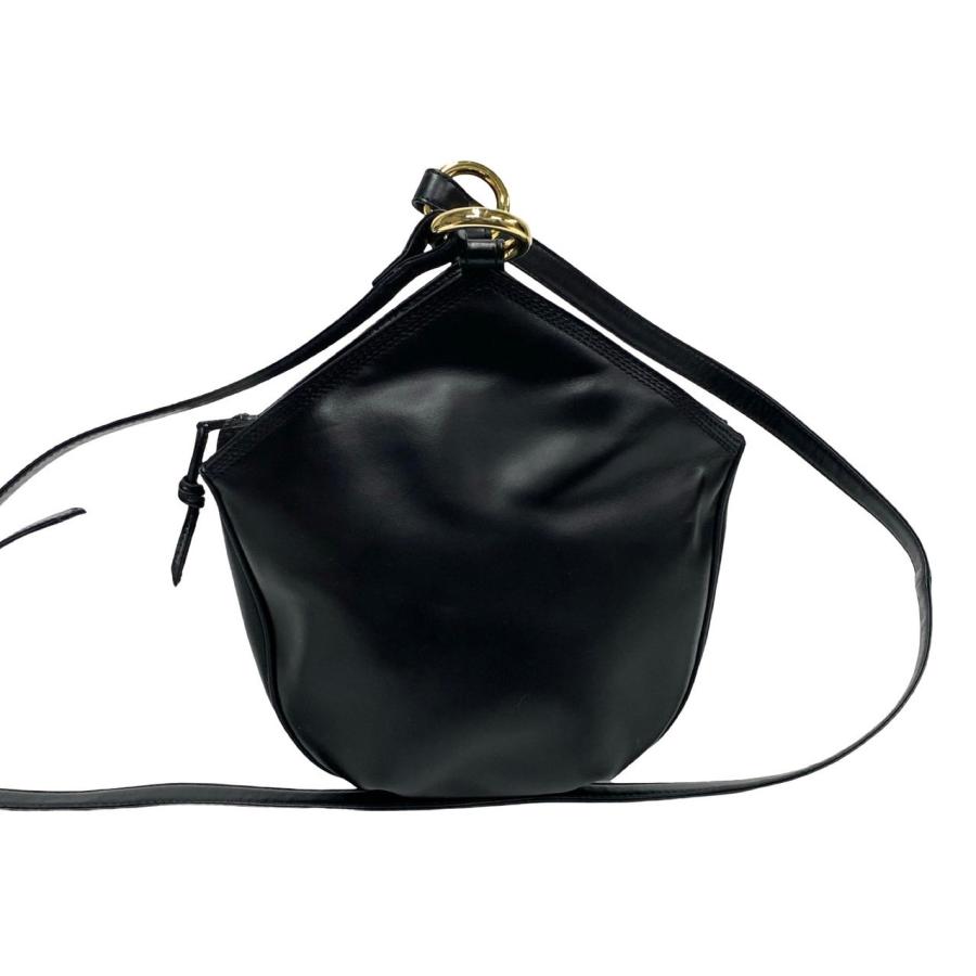 極 美品 希少品 袋付き LOEWE ロエベ ヴィンテージ リング 金具 レザー 
