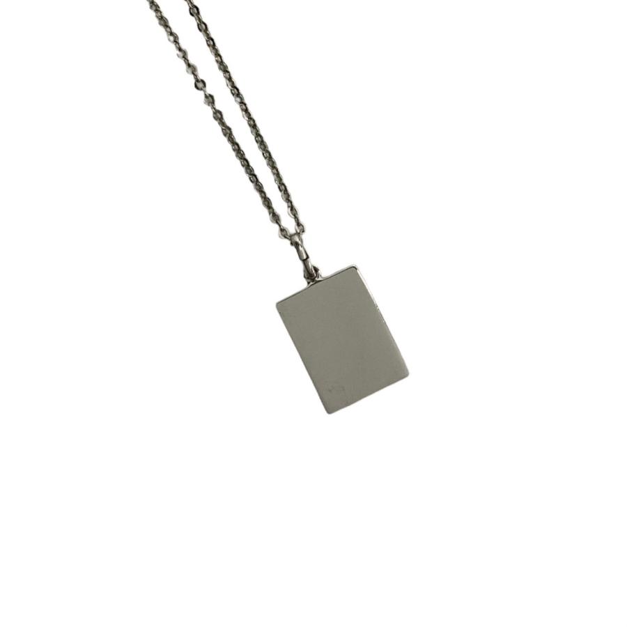 サンローラン SAINT LAURENT スクエアトップ チェーン ネックレス Yves Saint Laurent（イヴ・サンローラン） 極 美品 希少品 イヴ サン