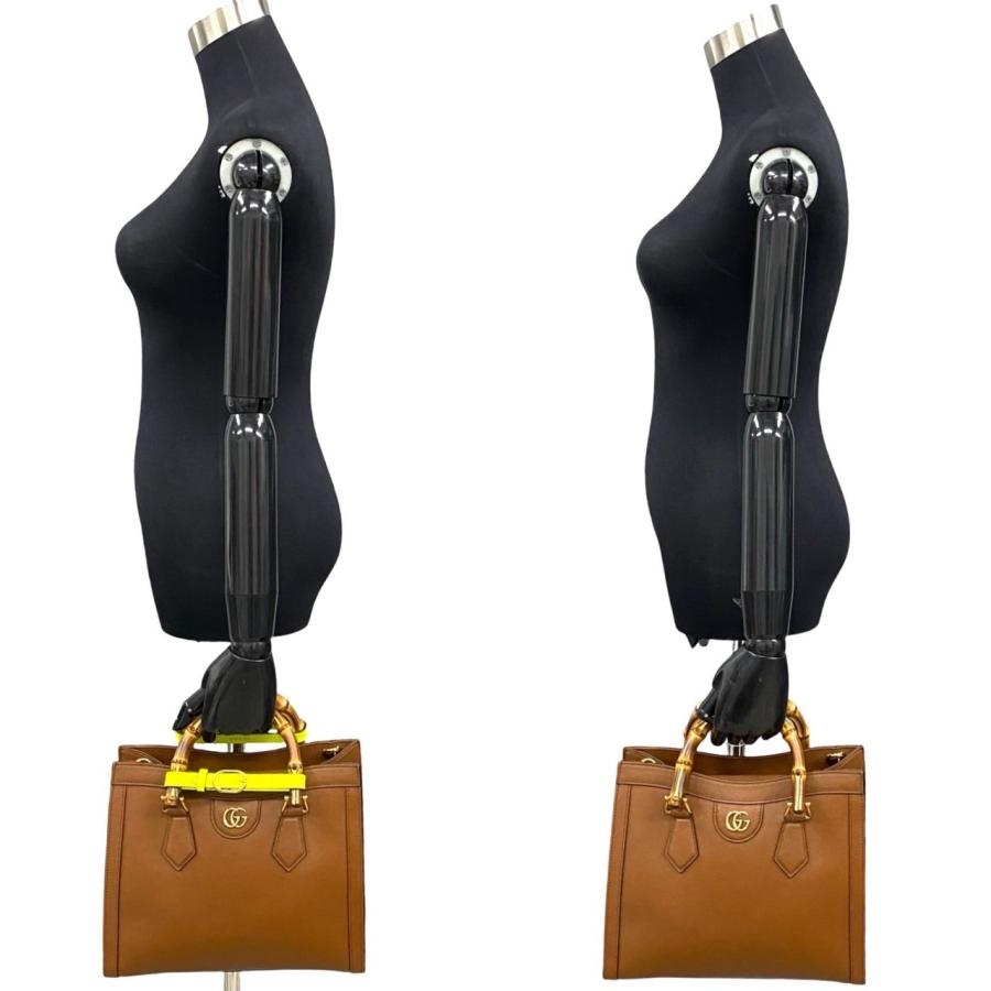 GUCCIダイアナバンブートートバッグ 大容量　レザー 入手困難・極美品】グッチ☆ダイアナ ラージ トートバッグ