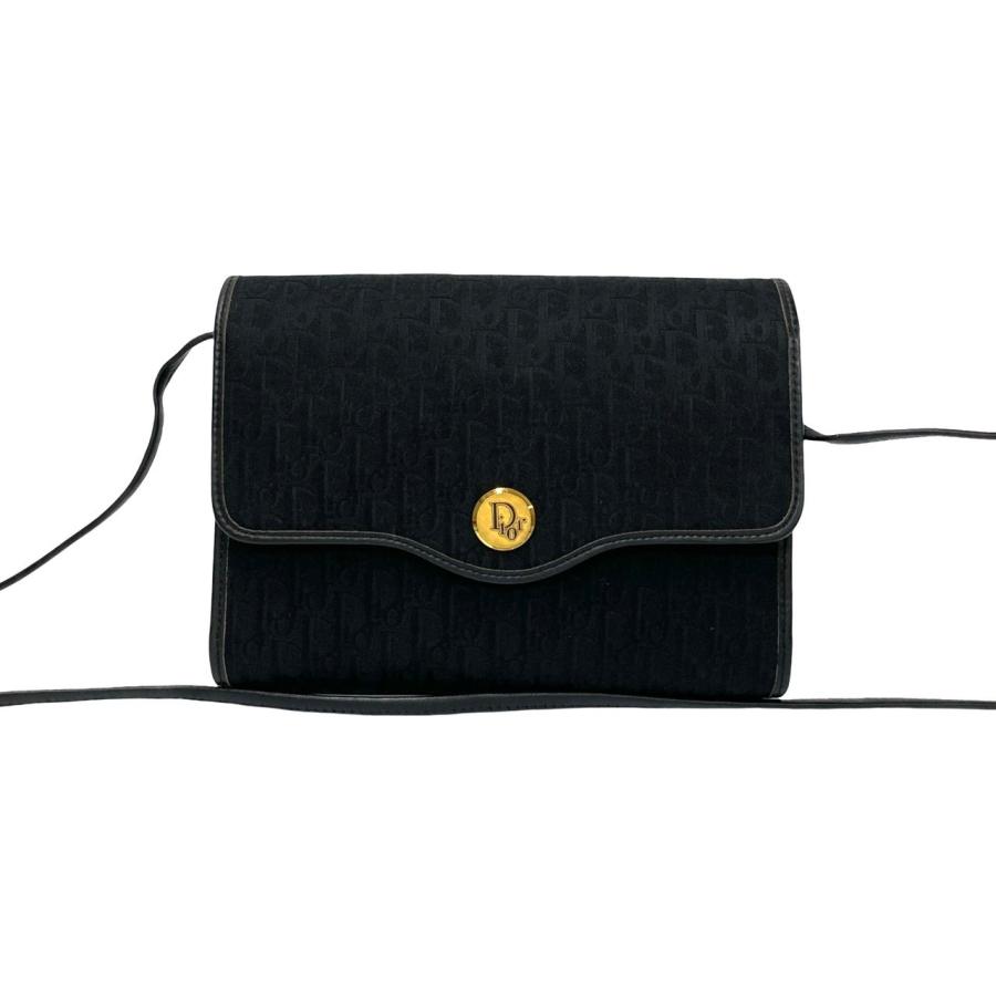 極 美品 Christian Dior ディオール トロッター ロゴ 柄 金具