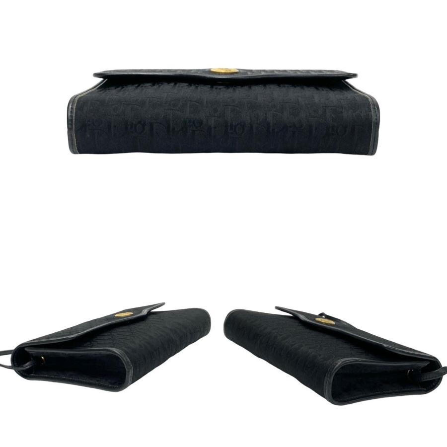 極 美品 Christian Dior ディオール トロッター ロゴ 柄 金具