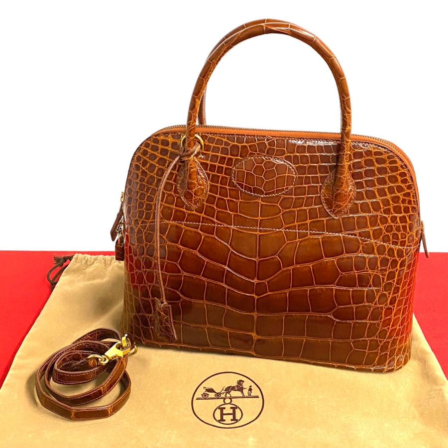 HERMES 極 美品 袋付き □B 刻印 エルメス ヴィンテージ ボリード31  