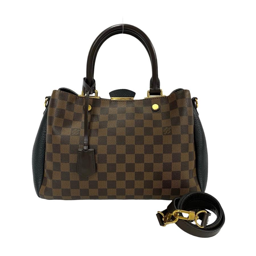 LOUIS VUITTON 極 美品 ルイヴィトン ブリタニー ダミエ レザー LOUIS VUITTON 極 美品 ルイヴィトン ブリタニー ダミエ レザー