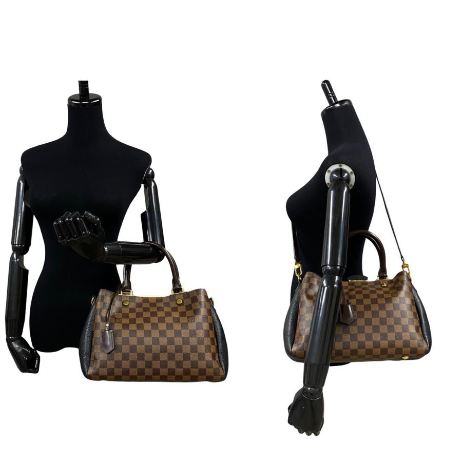 LOUIS VUITTON 極 美品 ルイヴィトン ブリタニー ダミエ レザー LOUIS VUITTON 極 美品 ルイヴィトン ブリタニー ダミエ レザー