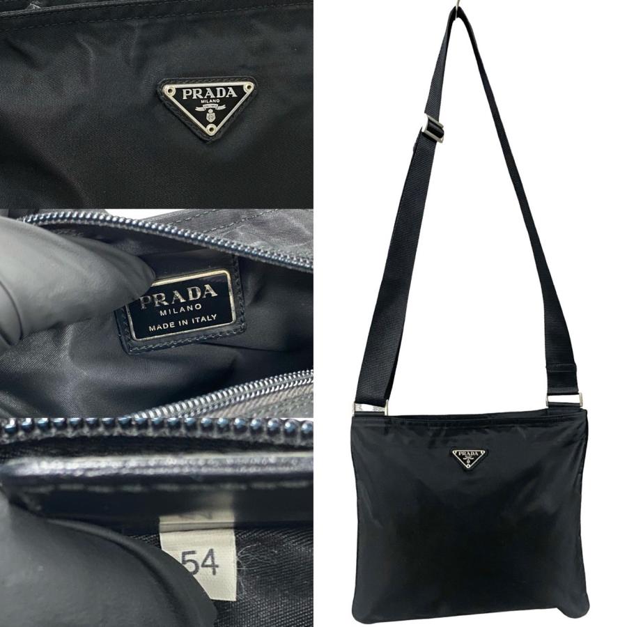 極美品】PRADA プレート ショルダー ミニ ナイロン サコッシュ 極美品】PRADA プレート ショルダー ミニ ナイロン サコッシュ