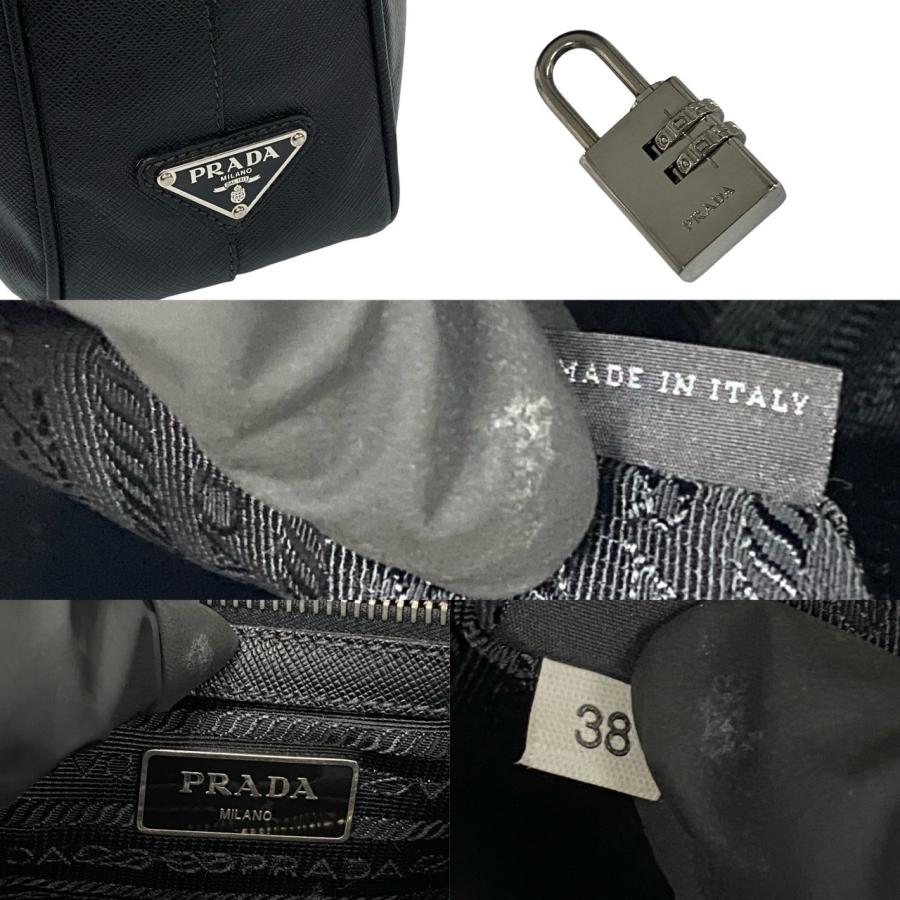 PRADA 極 美品 希少品 プラダ 三角ロゴ 金具 サフィアーノ PRADA 極 美品 希少品 プラダ 三角ロゴ 金具 サフィアーノ