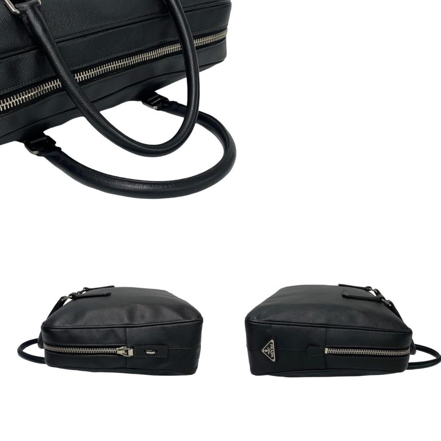 PRADA 極 美品 希少品 プラダ 三角ロゴ 金具 サフィアーノ PRADA 極 美品 希少品 プラダ 三角ロゴ 金具 サフィアーノ