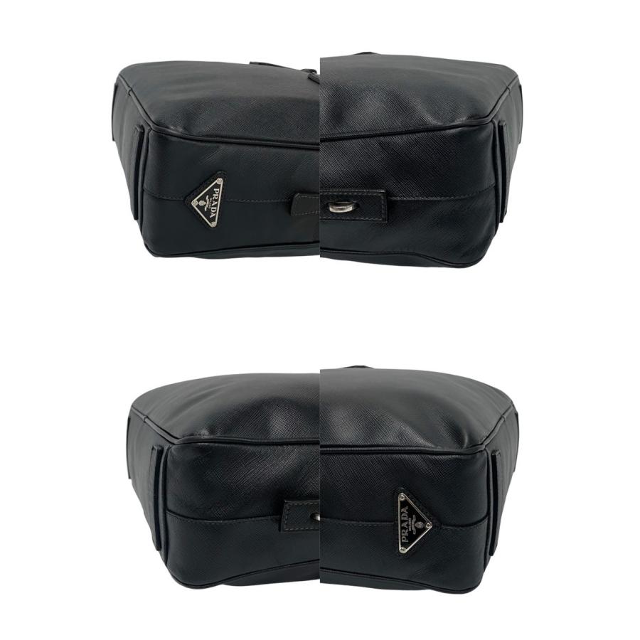 PRADA 極 美品 希少品 プラダ 三角ロゴ 金具 サフィアーノ PRADA 極 美品 希少品 プラダ 三角ロゴ 金具 サフィアーノ
