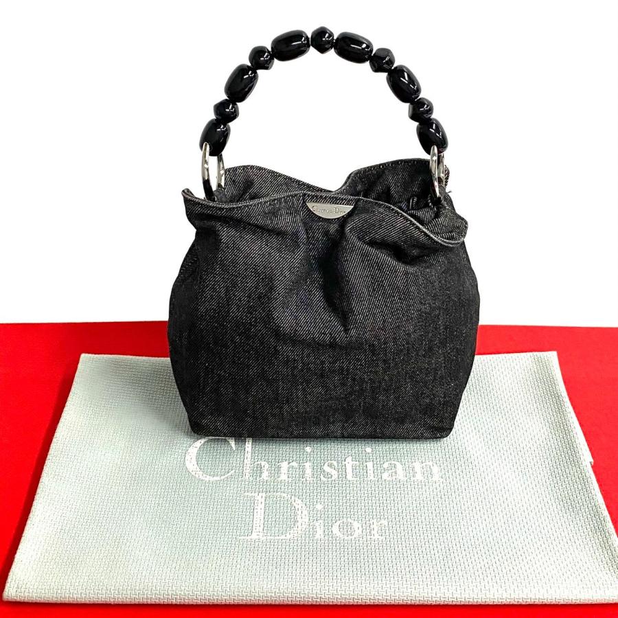極 美品 Christian Dior クリスチャン ディオール マリスパール ロゴ  