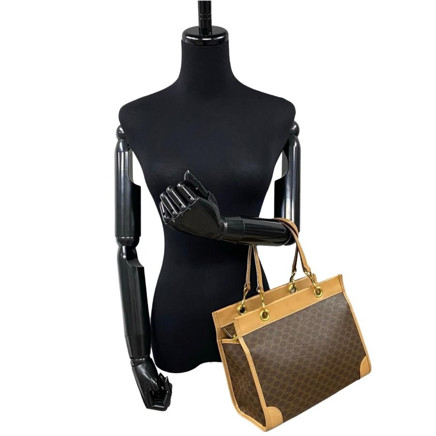 CELINE 極 美品 セリーヌ ヴィンテージ マカダム ブラゾン トリオンフ 