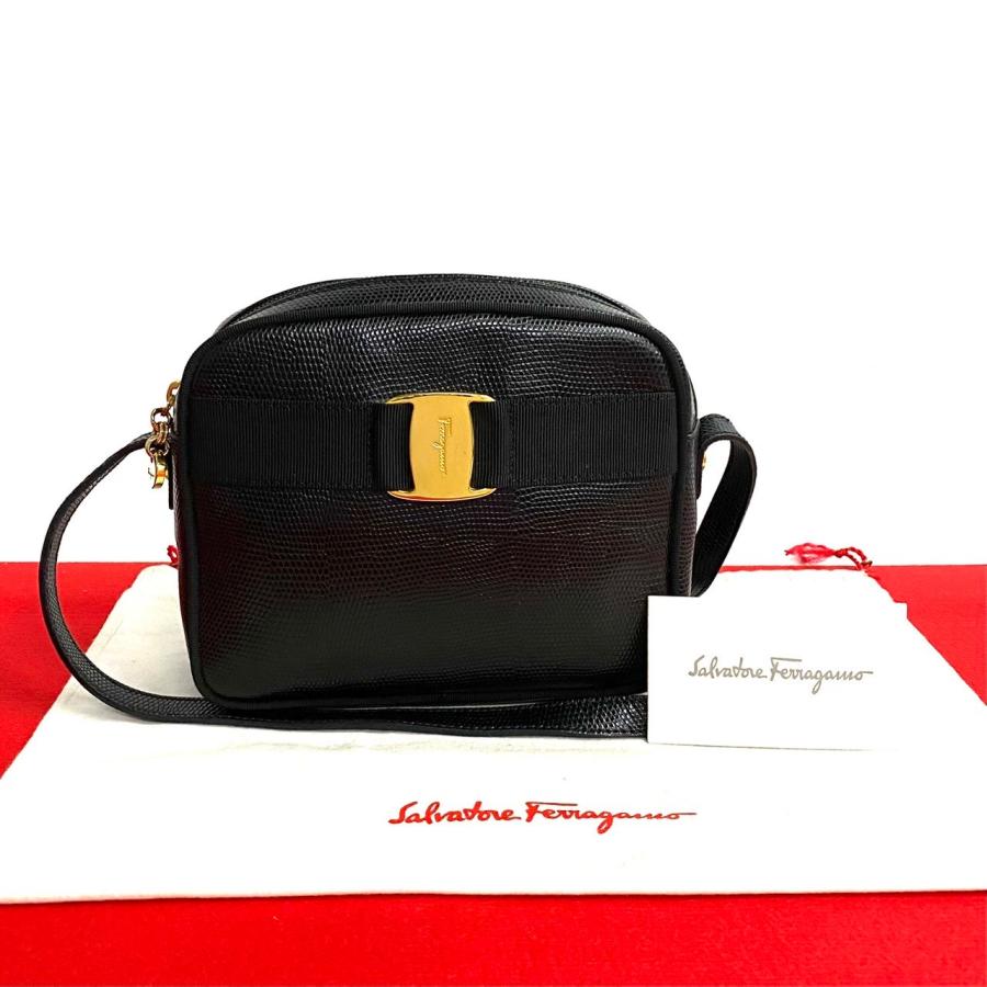 極 美品 Salvatore Ferragamo サルヴァトーレ フェラガモ ヴァラ 