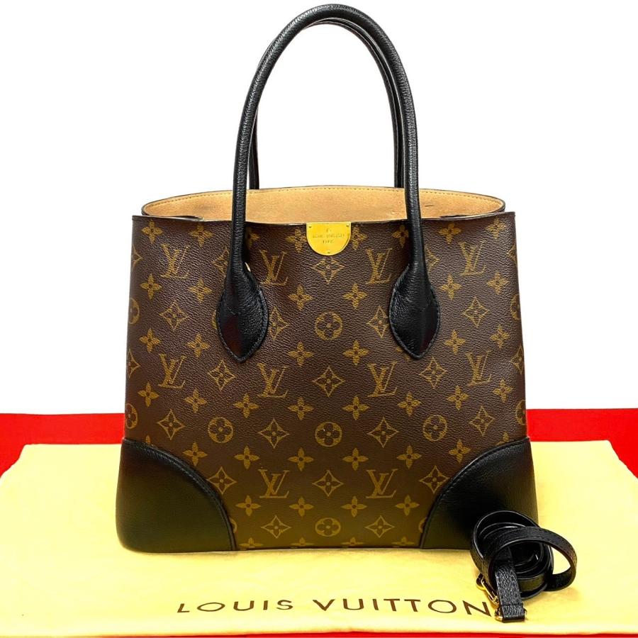 極 美品 袋付 LOUIS VUITTON ルイヴィトン フランドリン モノグラム 
