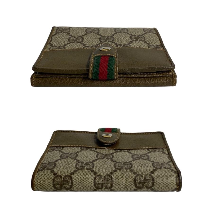 オールドGUCCI 二つ折り財布 GUCCI（グッチ） 極 美品 オールドグッチ ヴィンテージ シェリーライン