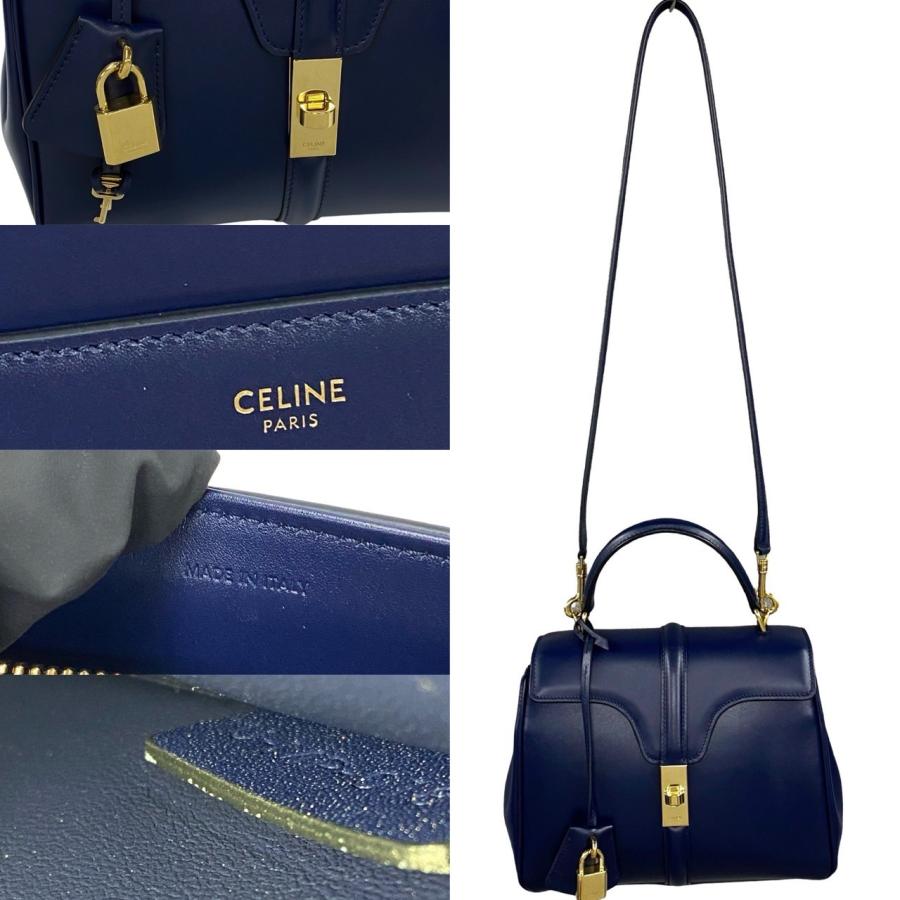 CELINE（セリーヌ） ほぼ未使用 セーズ スモール 16 レザー 本革 2way